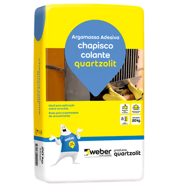 ARGAMASSA QUARTZOLIT CHAPISCO COLANTE 20 KG