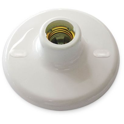 PLAFONIER BASE BLUMENAU C/PORC 100W BRANCO