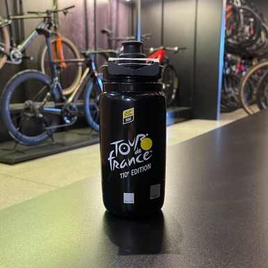 Garrafa Elite Fly Tour de France 550ml Preta