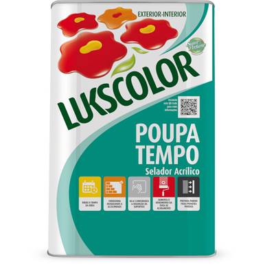 SELADOR ACRÍLICO POUPA TEMPO LUKSCOLOR BRANCO 18.0L