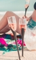 Taça Beach Boccati Espumante 210ml (haste verde bebê)
