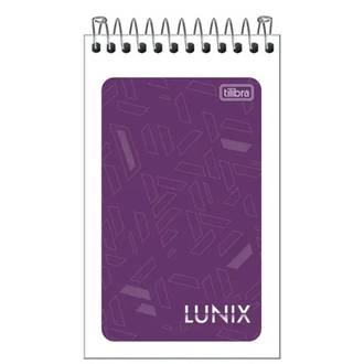 CADERNETA ESPIRAL AA 60FLS - LUNIX - PCT 20 - TILIBRA