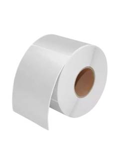 ETIQUETA ADESIVA TERMICA 1 CARREIRA - 100MM X 150MM - BRANCA - UN - AUTOMATECH