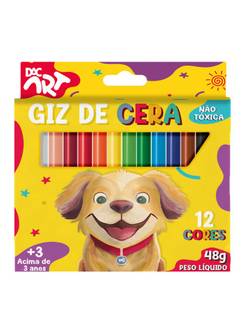 GIZ DE CERA 12 CORES - 5255 - UN - DAC