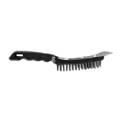 ESCOVA ACO MANUAL 4 FILAS C/RASP CABO PLAST MISTER
