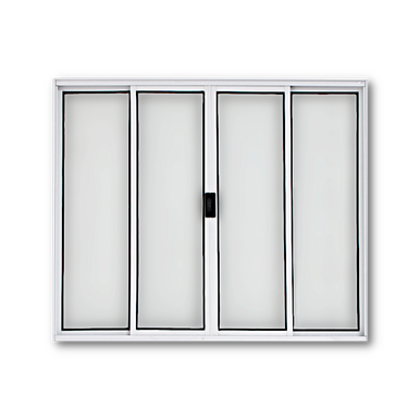 VITRÔ DE ALUMÍNIO SEM GRADE AJ ESQUADRIAS BRANCO 1,00x1,20M