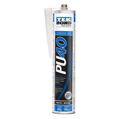 SELANTE PU40 TEKBOND PRETO 420g