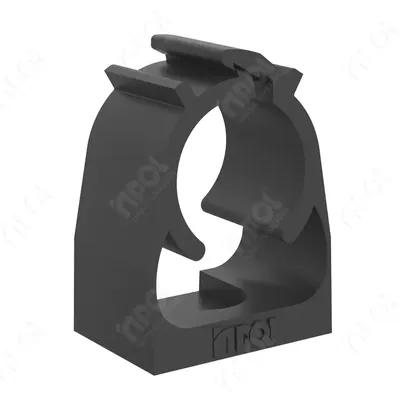 ABRACADEIRA ELETRODUTO PLASTICA 1/2 PRETO INPOL