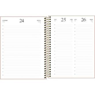 AGENDA ESPIRAL VANILLA M7 - DIARIA - UN - TILIBRA
