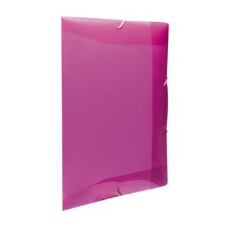 PASTA ELASTICO PLASTICA OFICIO - 0254 - ROSA PINK - UN - DELLO