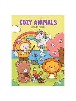 LIVRO DE COLORIR COZY ANIMALS - UN - CIRANDA CULTURAL