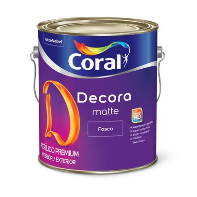 TINTA DECORA MATE FO BCO NEVE 3,6L