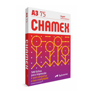 PAPEL CHAMEX 75G 500FLS - A3 - UN - CHAMEX