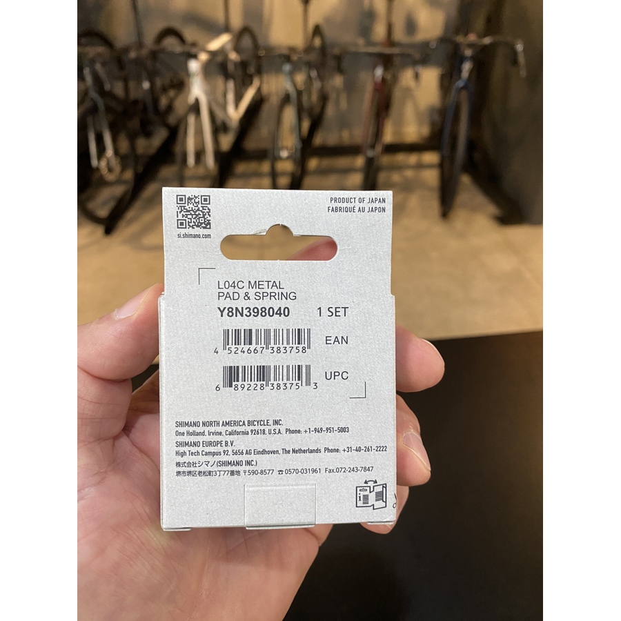 Pastilhas De Freio Shimano Original L04C Metal