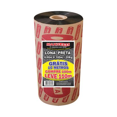 LONA PRETA 4x100x20Kg(GRATIS 10m) MAXILONA