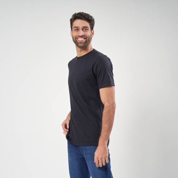 CAMISETA BASICA PRETA PADRÃO