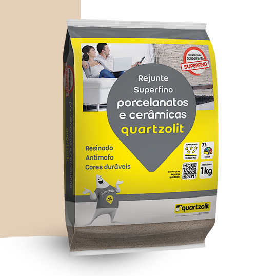 REJUNTE PORCELANATOS QUARTZOLIT BEGE 1.0KG