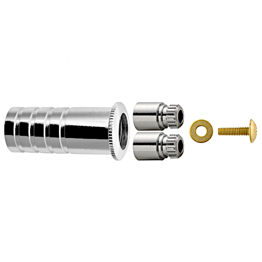 PROLONGADOR PARA REGISTRO DECA E SIMILARES ABS CROMADO BLUKIT