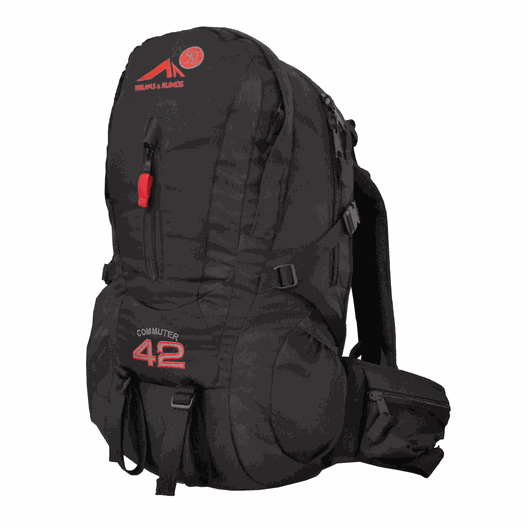 MOCHILA COMMUTER 42 TRILHAS E RUMOS PRETO