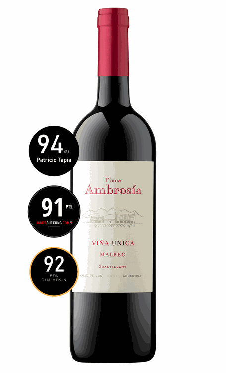 Vinho Finca Ambrosía Viña Única Malbec 750ml
