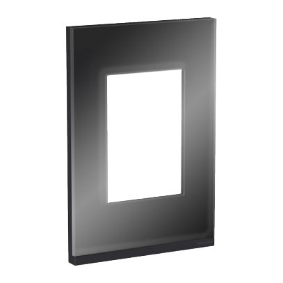 ORION PLACA+SUP 4X2 3MOD CLASS GR/DARK GLASS V S734103819