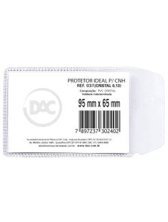 PROTETOR CNH PLASTICO 95 X 65MM - 037 - UN - DAC