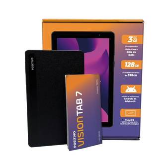 TABLET TAB 7 VISION 3G/64GB OCTACORE - STANDART - PRETO - UN - POSITIVO