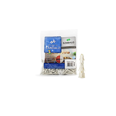 BUCHA SÂNDALO 6MM COM ANEL - CX 100 UN