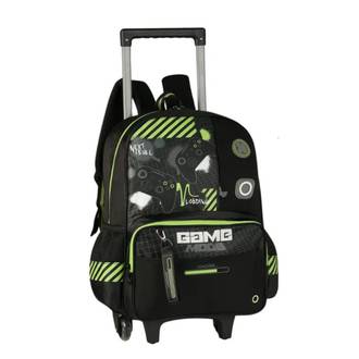 MOCHILA C/RODAS VIDEO GAME NEO VD25034K - UN - CLIO