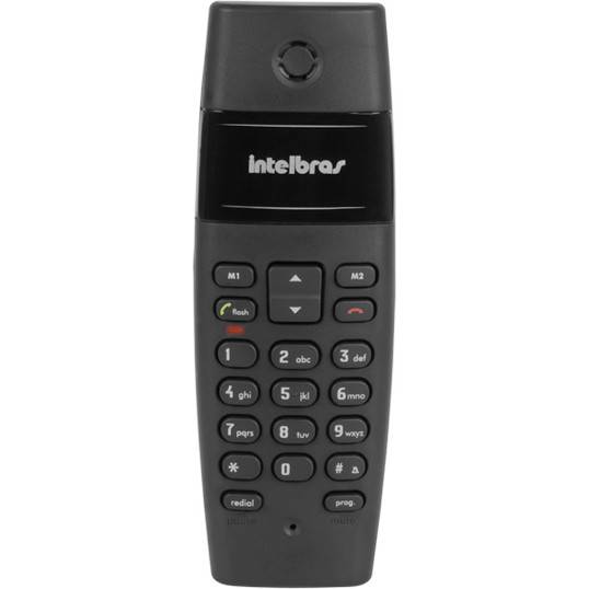 TELEFONE SEM FIO DIGITAL INTELBRAS PRETO Ref: TS40