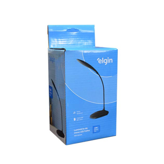LUMINARIA DE MESA LED FOLHA 48LUMMESAP00 - PRETO - UN - ELGIN