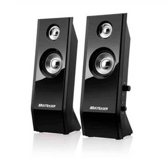 CAIXA DE SOM USB 8W BLACK PIANO - SP091 - UN - MULTILASER