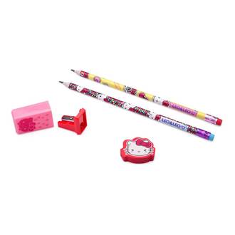 KIT LAPIS HELLO KITTY 4 PCS - 71622 - UN - LEO E LEO