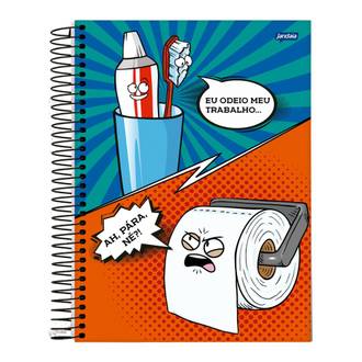 CADERNO UNIV CAPA DURA 15X1 240FLS - INSANO - UN - JANDAIA
