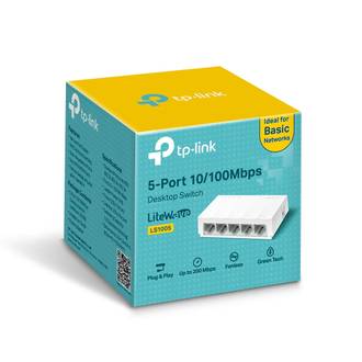 SWITCH 5 PORTAS - 10/100 MBPS LS1005 - PRETO - UN - TP-LINK