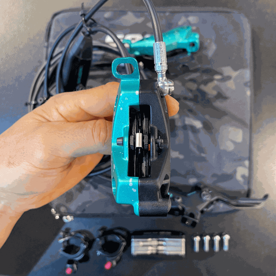Par de Freio a Disco Sram Original Hidráulico Motive Ultimate 4 Pistões Kit Especial