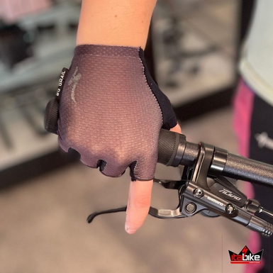 Luva Specialized Dedo Curto BG Grail Feminina Marrom