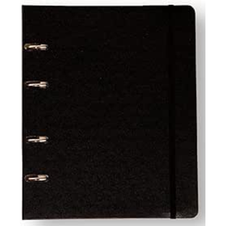 CADERNO ARGOLADO CLASSICA 17X24 / PRETO - UN - CICERO
