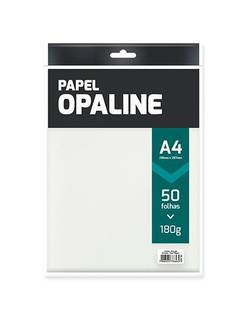 PAPEL DIPLOMATA A4 180G 50FL OPALINE - 25021 - BRANCO - UN - USAPEL
