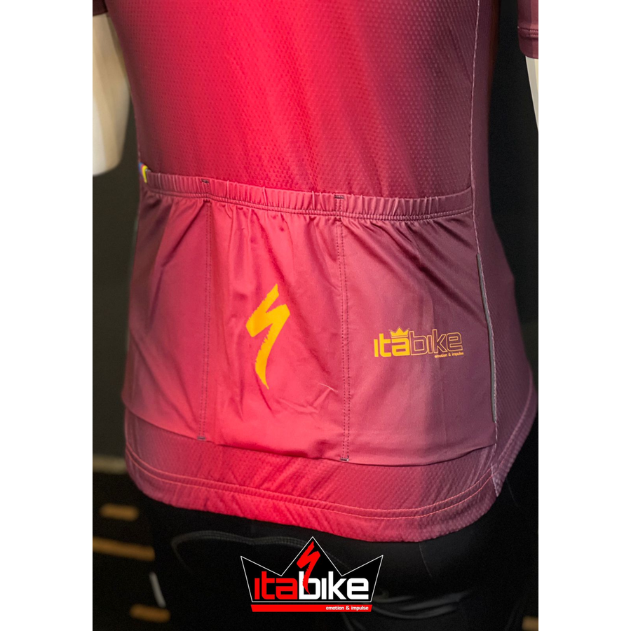Camisa Original Specialized RBX Coleção Itabike 2022 Feminina Vermelha