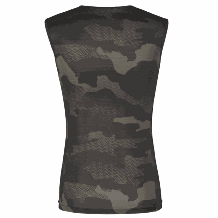 Segunda Pele Scott S/Manga Masculina Camuflada