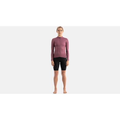 Camisa Original Specialized RBX Manga Longa Feminina Vinho