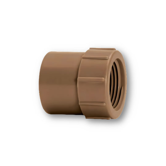 LUVA DE PVC SOLDÁVEL COM ROSCA AMANCO 50MMx11/2
