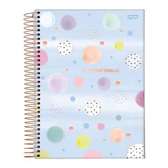 CADERNO UNIV CAPA DURA 1X1 80FLS - LA CREME - UN - JANDAIA