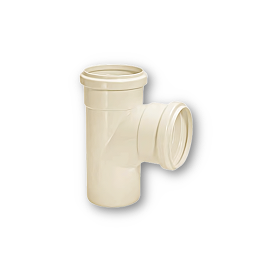 TE DE PVC PARA ESGOTO SIMPLES AMANCO 100 MM