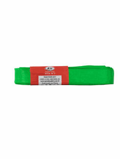 FITA CETIM Nº 3 15MMX10M  - VERDE FOLHA - UN - KIT