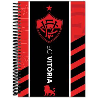 CADERNO UNIV CAPA DURA 10X1 160FLS - EC VITORIA / 6531 - UN - BAHIA ARTES