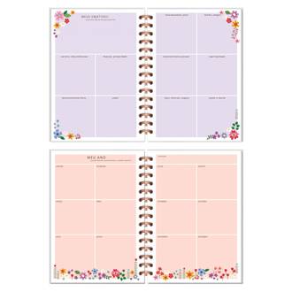 PLANNER DIARIO JARDIM CORES 6268 - UN - FINA IDEIA