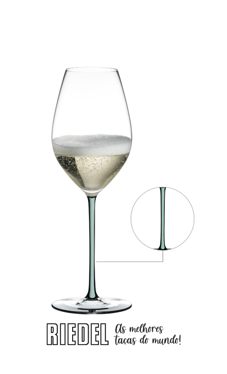 Taça Riedel Fatto a Mano Cabernet | Merlot (haste verde menta)
