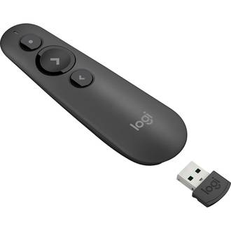 APRESENTADOR USB S/ FIO R500S 910-006518 - CINZA - UN - LOGITECH